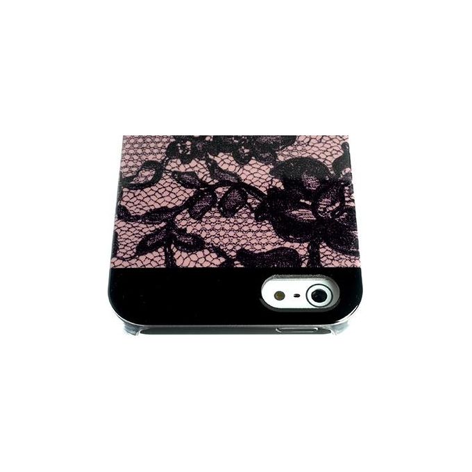 Celly Glamme Cover Laces Pink Iphone 5