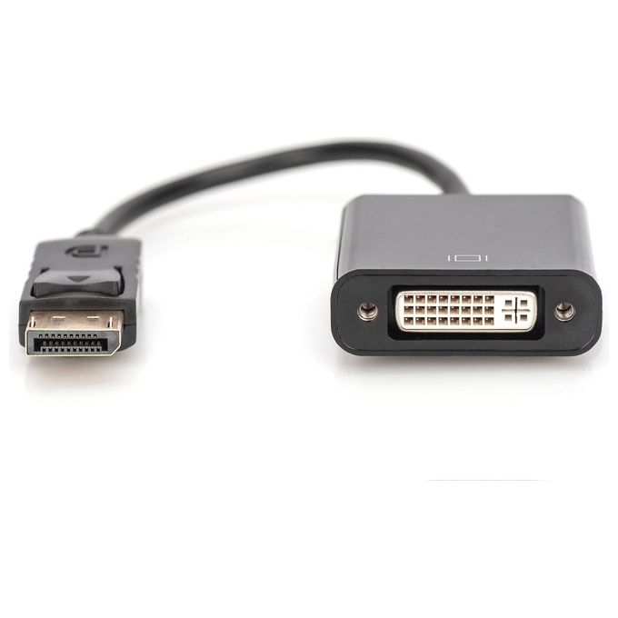 Assmann AK-340409-001-S Cavo di Interfaccia e Adattatore DisplayPort DVI-I Nero