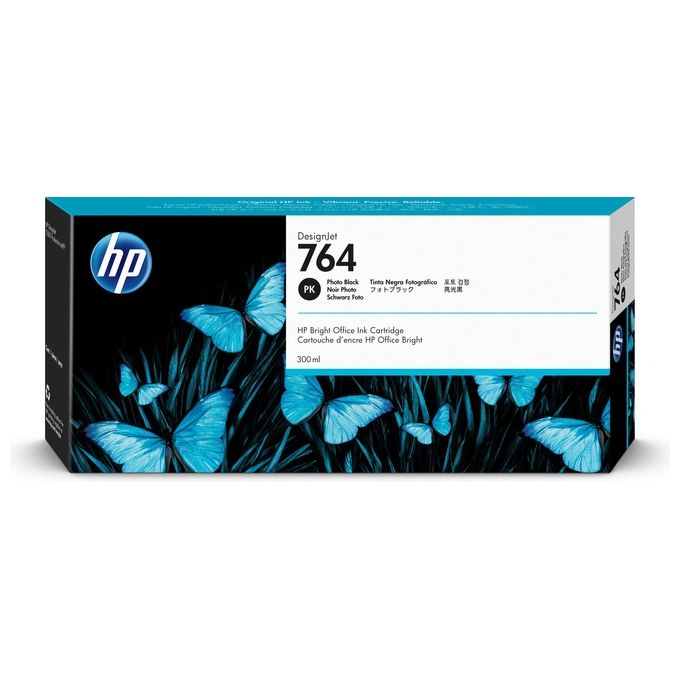 HP 764 Nero per foto originale cartuccia d'inchiostro per DesignJet T3500, T3500 Production eMFP