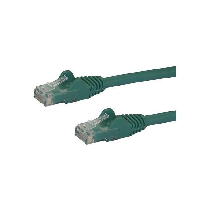 StarTech.com 2m Cat6 Green Snagless Gigabit Ethernet Rj45 cavo maschio maschio