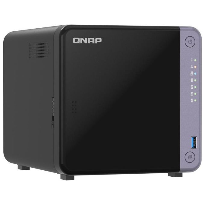 Qnap TS-432X-4G Server Nas e di Archiviazione Tower Alpine Alpine Al-524 4Gb Ddr4 Qnap Qts Nero