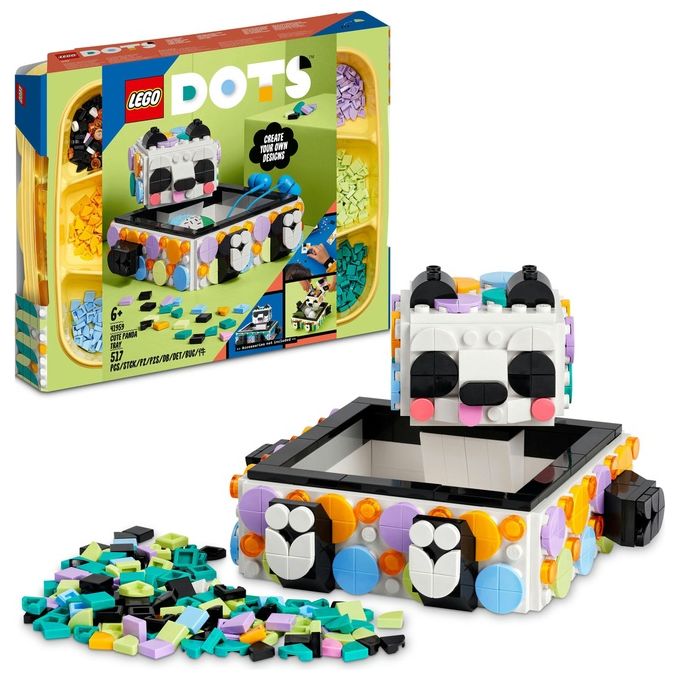 LEGO Dots Il Simpatico Panda Portaoggetti