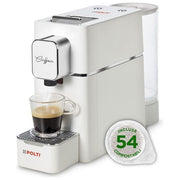 Polti Macchina da Caffe' Coffea Cs15w con 54 Cialde Bianca