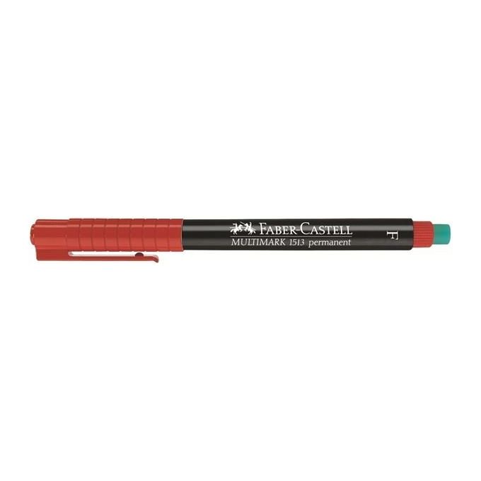 Faber Castell Cf10 Marcatore Multimark Permanente Rosso Tratto 0 6 Mm