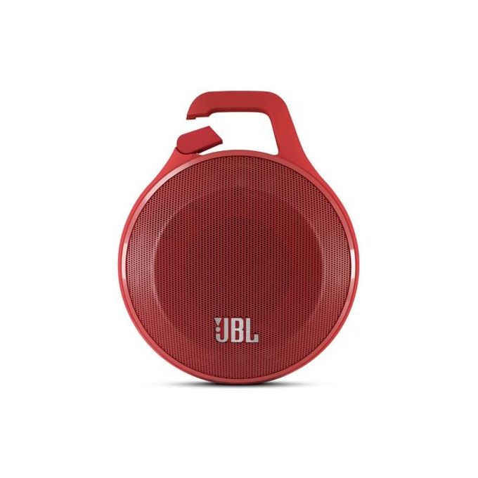 JBL Casse Bluetooth Clip Red Design Compatto e Leggero Per Un Suono Di Qualita' E Portabilita' Ottimale Con Batteria Lunga Durata