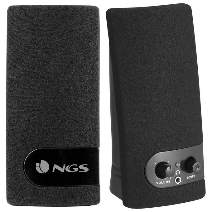 Ngs Casse Sb150 Multimediali 2.0 2 Speakers 4w Rms 200w Pmpo Grigio-nero