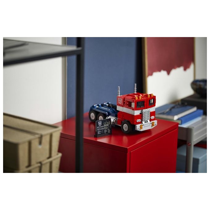 LEGO Icons Optimus Prime, Modellino da Costruire 2 in 1 del Leader dei Transformers, Set da Collezione per Adulti, 10302