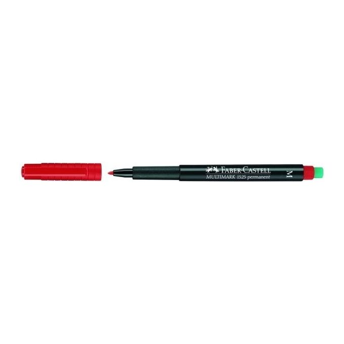Faber Castell Cf10 Marcatore Multimark Permanente Rosso Tratto 1 0 Mm