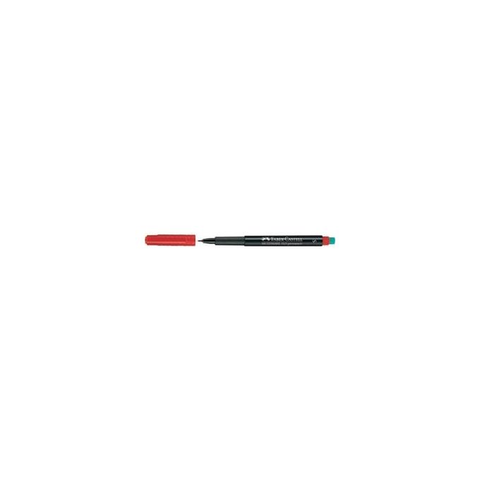Faber Castell Cf10 Marcatore Multimark Permanente Rosso Tratto 0 4 Mm