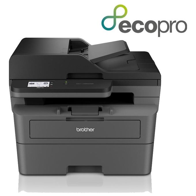 [ComeNuovo] Brother MFCL2860DWERE1 Stampante Multifunzione Laser Monocromatica 4 in 1 34 ppm Duplex ADF 50 fogli Wi-Fi LAN Touchscreen EcoPro colore Nero