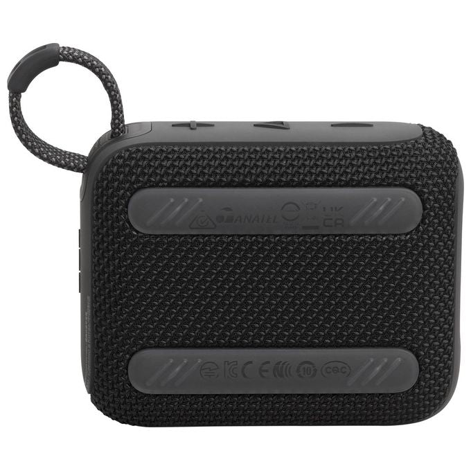 JBL GO 4 Speaker Bluetooth Portatile Altoparlante Wireless con Design Compatto Waterproof e Resistenza alla Polvere IP67 fino a 7 h di Autonomia USB Compatibile con App Portable Nero