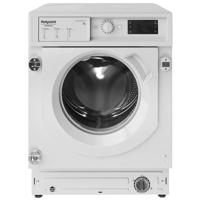 Hotpoint BI WMHG 81284 EU Lavatrice Carica Frontale da Incasso Digital Motion Technology Partenza Ritardata Classe energetica C Capacita' di carico 8 Kg Centrifuga 1200 giri Motore Inverter Woolmark