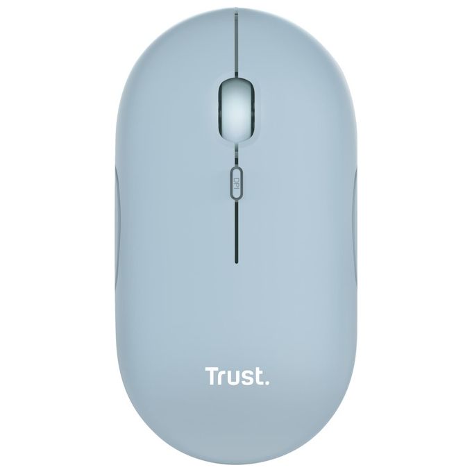 Trust Puck Mouse Wireless Ricaricabile Bluetooth Blu