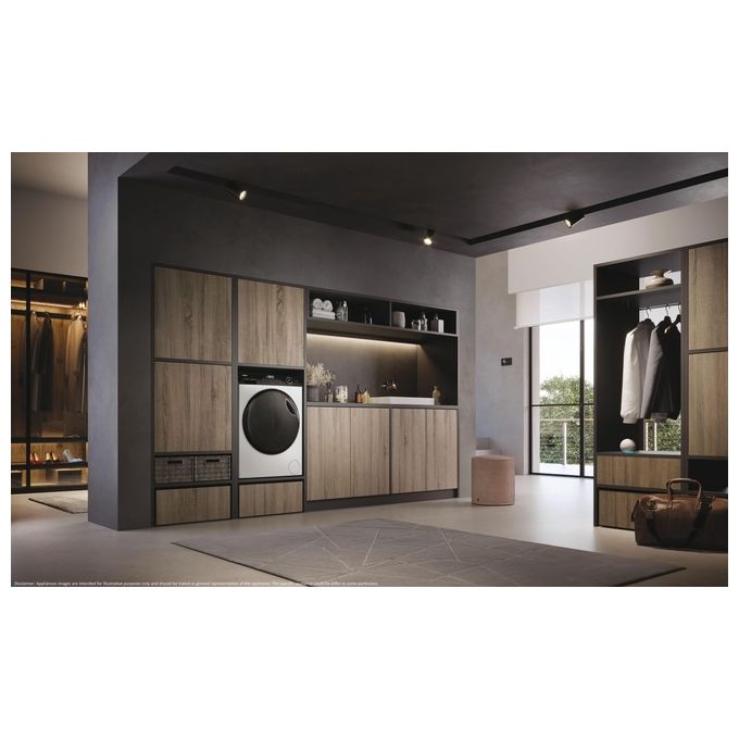 Haier HW90-B14959U1 I-Pro Series 5 Lavatrice Carica Frontale 9 Kg 1400 rpm Classe A Direct Motion Wi-Fi Vapore ABT (85x60x57 cm) colore Bianco
