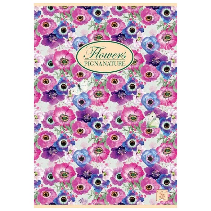 Pigna Confezione 10 Quaderni Flowers A4 OQ 80gr
