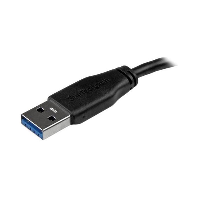 StarTech Cavo USB 3.0 Tipo A a Micro B slim - Connettore USB3.0 A a Micro B slim ad alta velocita' M-M - 2m