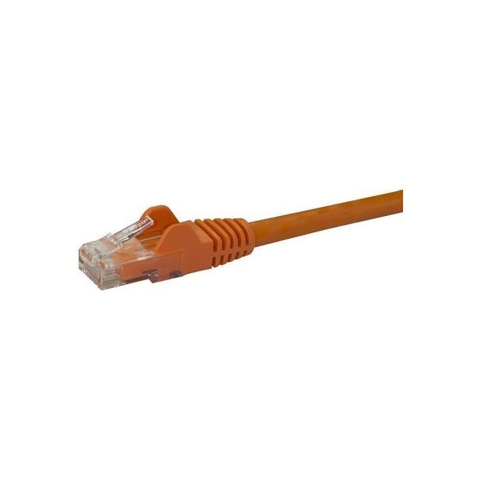 StarTech.com 2m Cat6 Orange Snagless Gigabit Ethernet Rj45 cavo maschio maschio