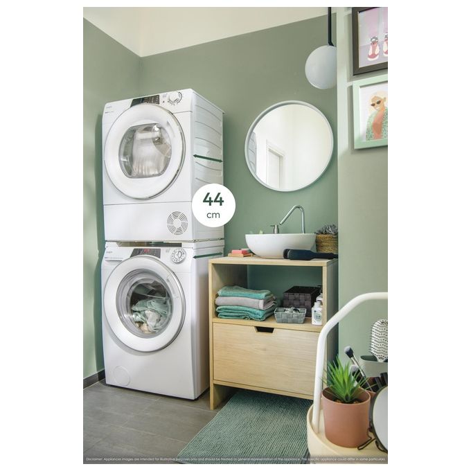 Candy RO4 1274DWMT-1-S Rapidó Lavatrice Slim 7 Kg 1200 rpm Classe A Wi-Fi Vapore Inverter (85x60x45 cm) colore Bianco