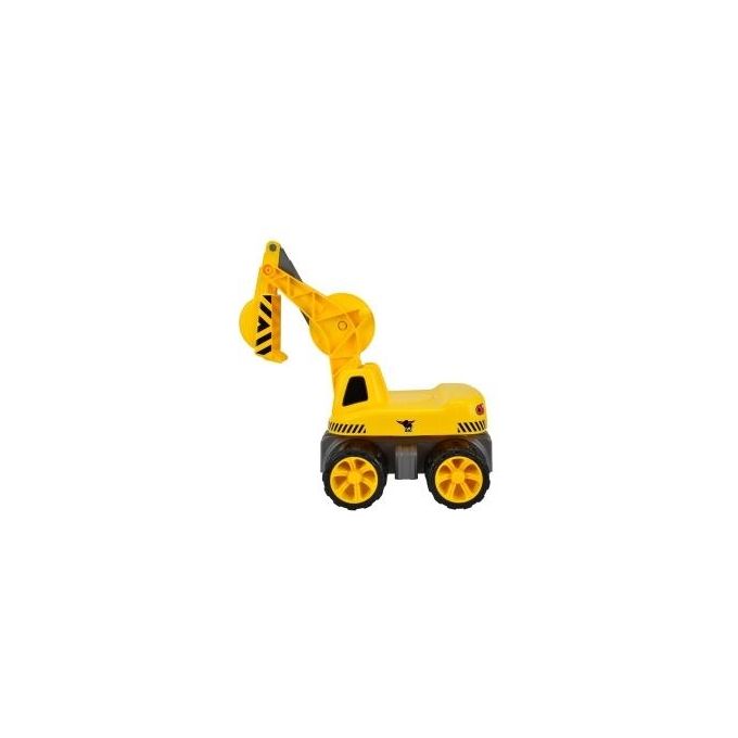BIG 800055811 Maxi Digger Escavatore Cavalcabile Capacita' 50 Kg Rotazione 360° Ruote Silenziose colore Giallo