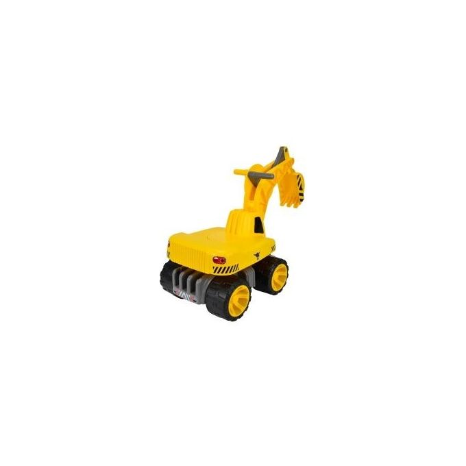 BIG 800055811 Maxi Digger Escavatore Cavalcabile Capacita' 50 Kg Rotazione 360° Ruote Silenziose colore Giallo