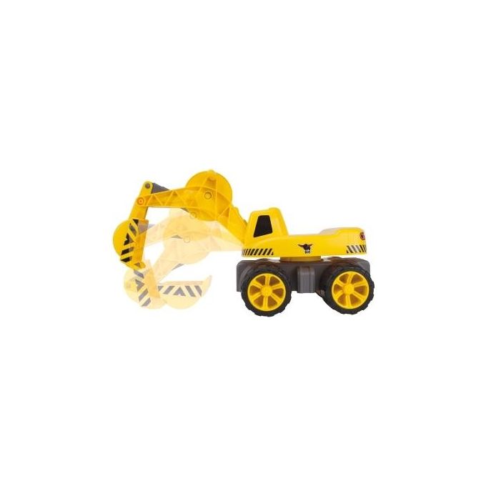 BIG 800055811 Maxi Digger Escavatore Cavalcabile Capacita' 50 Kg Rotazione 360° Ruote Silenziose colore Giallo