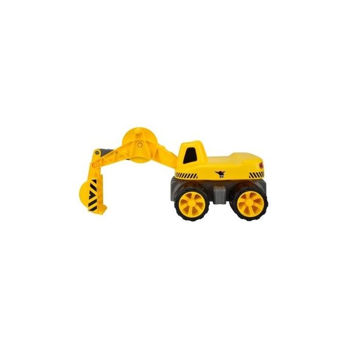 BIG 800055811 Maxi Digger Escavatore Cavalcabile Capacita' 50 Kg Rotazione 360° Ruote Silenziose colore Giallo
