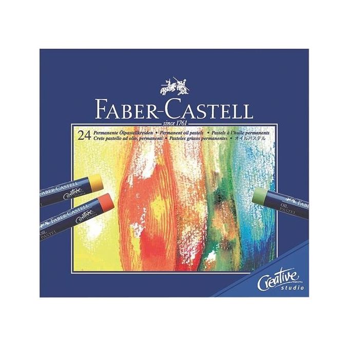 Faber Castell Confezione 24 Oil Pastels Colori Assortiti