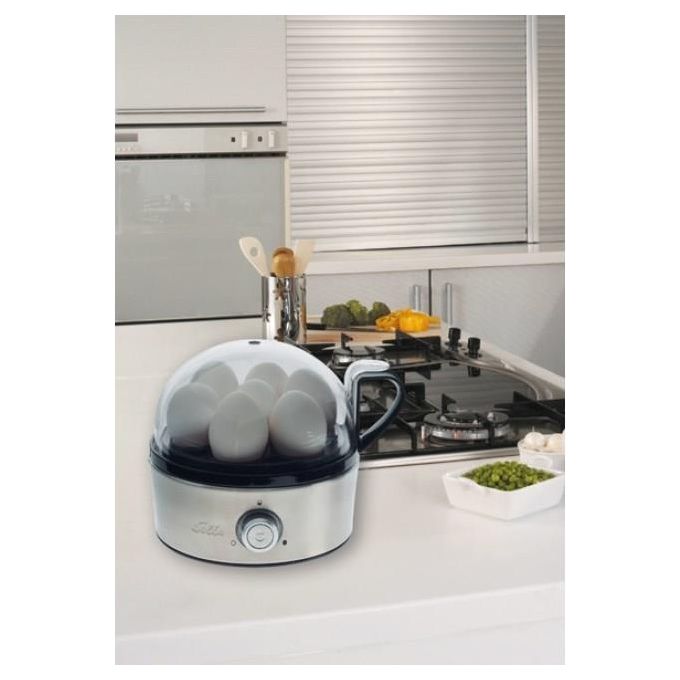 Solis Egg Boiler e More 827 Cuociuova Elettrico 4 in 1 400W Acciaio