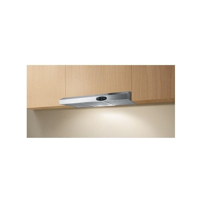Elica KREA GFA WH-F-60 - Cappa a incasso filtrante 60 cm, 265 m³-h, Classe D, 64 dB, Comandi slider meccanici, 3 velocita', Filtro antigrasso in alluminio, Illuminazione LED, Bianco