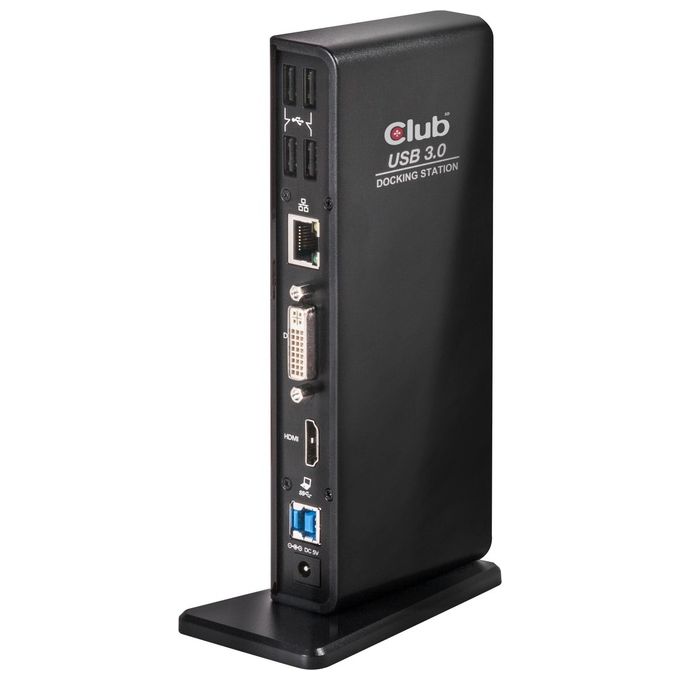 Club3d Docking Station, usb 3.0 Black, usb type a 3.0 dual Display