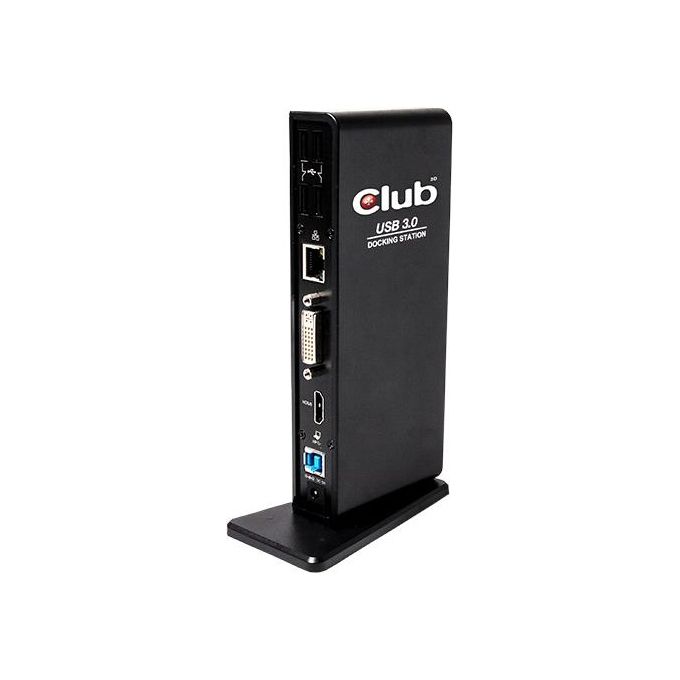 Club3d Docking Station, usb 3.0 Black, usb type a 3.0 dual Display