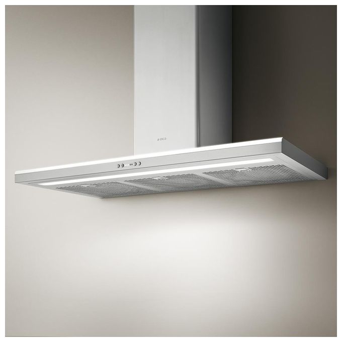Elica MOON IX-A-120 PRF0079551A Cappa a Parete Classe energetica C 3 Velocita' Touch Control Illuminazione Neon 120 cm Inox
