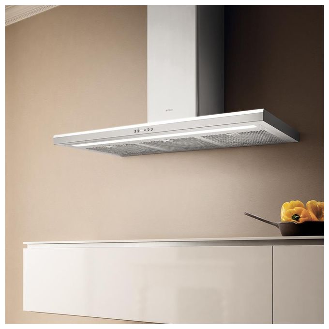 Elica MOON IX-A-120 PRF0079551A Cappa a Parete Classe energetica C 3 Velocita' Touch Control Illuminazione Neon 120 cm Inox