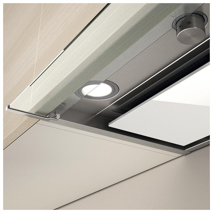 Elica PRF0097796 BOX IN PLUX IXGL-A-90 Cappa da Incasso Classe energetica B 3 Velocita' Aspirante 90 cm Inox-Bianco