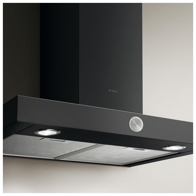 Elica PRF0097782 Elica LOL BL-A-60 Cappa a Parete Classe energetica B 3 Velocita' Aspirante Illuminazione Led 60 cm Nero