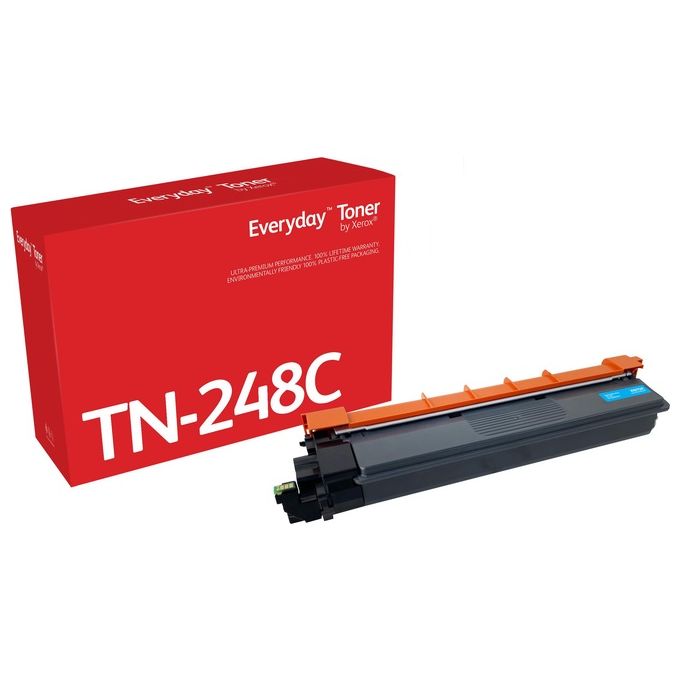 Everyday Toner di Xerox Ciano Compatibile con Brother TN248C Capacita' Standard