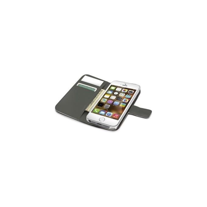 Celly White Pu Wallet Case Iphone 5 5s
