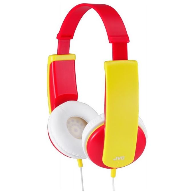 Jvc HA-KD 5 Cuffia per Bambini Sovraurale con Limitazione del Suono Rosso