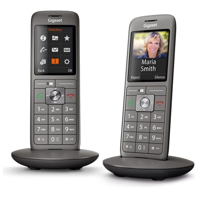 Gigaset CL660HX Telefono Analogico-Dect Identificatore di Chiamata Antracite-Nero
