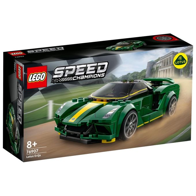 LEGO Speed Champions 76907 Lotus Evija, Macchina Giocattolo Da Corsa, Modello Replica Auto Sportiva, Set da Collezione