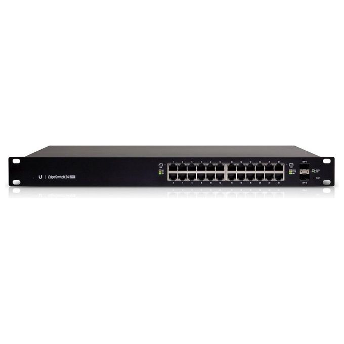 Ubiquiti Networks ES-24-250W Managed network switch L2-L3 Gigabit Ethernet (10-100-1000) Power over Ethernet (PoE) 1U Black network switch