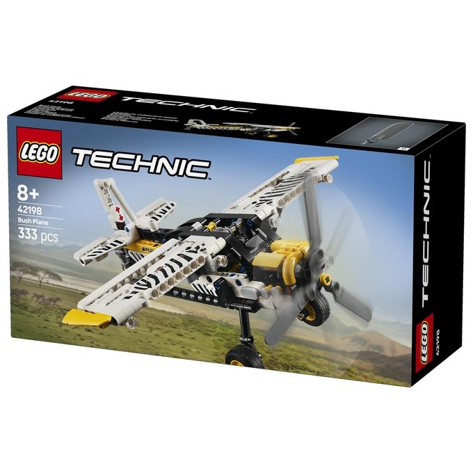 LEGO Aereo Bush Technic 42198 Modellino da Costruzione Innovativo ed Educativo per Appassionati di Ingegneria e Design Creativo