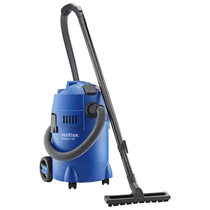 Nilfisk Buddy II 18 Aspirapolvere Secco e Umido 1200W 230V Nero-Blu
