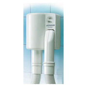 Johnson SUITE - Asciugacapelli da parete 800 W, motore AC, 1 velocita' e temperatura, nessun colpo d’aria fredda, nessun accessorio, 610 mm H × 130 × 90 mm, cavo integrato, Bianco