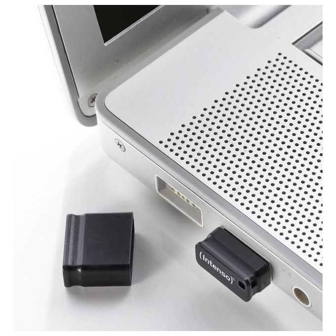Intenso 3532491 Slim Line Chiavetta Usb da 128Gb Usb 3.0 Nero