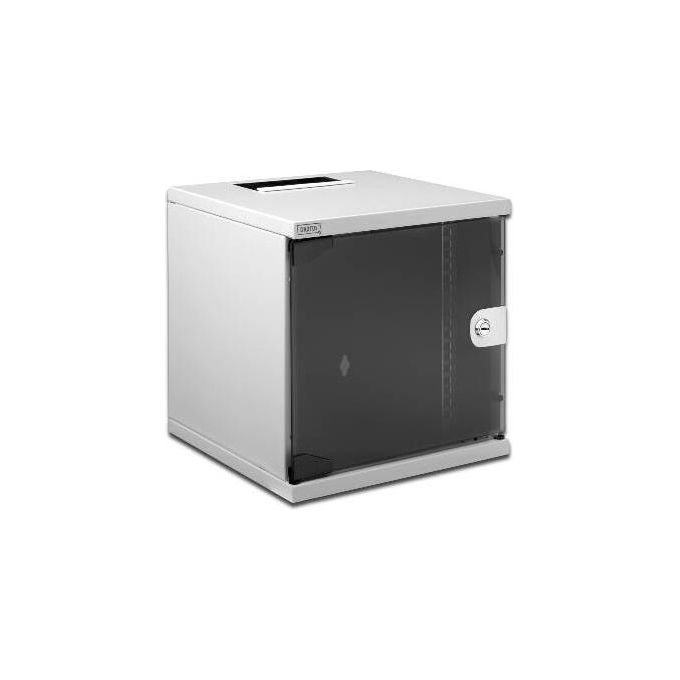 Digitus Armadio Rack 10'' 5 Unita' In Acciaio Laccato Colore Grigio Mm. 291(L) X 300(P) X 314(A) (Dn-10 05-U)