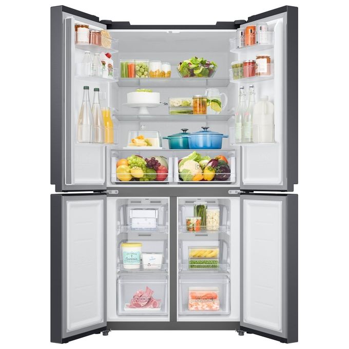 Samsung RF48A400EB4 Frigorifero 4 Porte Slim 488 Litri Classe E No Frost Raffreddamento Twin Cooling Plus Twist Ice Maker Slim Nero 