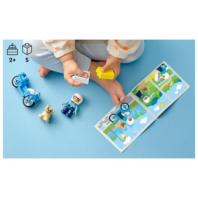 LEGO Duplo Town Moto della Polizia