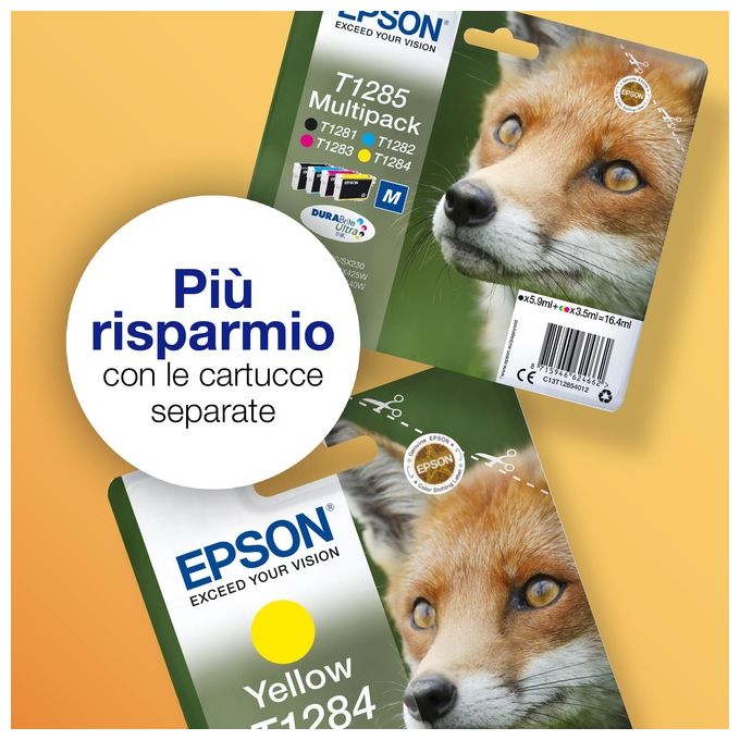 Epson T1281 Taglia M nero originale blister cartuccia dinchiostro per Stylus S22, SX230, SX235, SX420, SX430, SX435, SX438, SX440, SX445, Stylus Office BX305