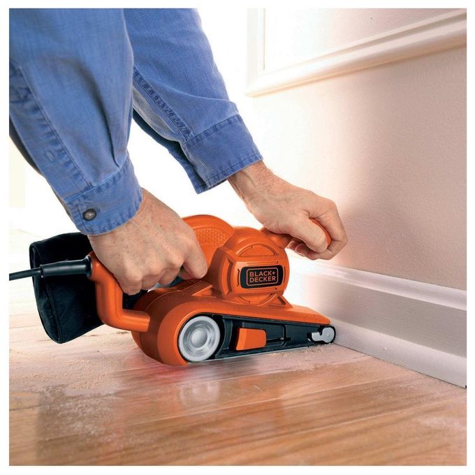 Black+Decker, Levigatrice a Nastro KA86-QS, 720W, 75 x 457 mm, Arancione